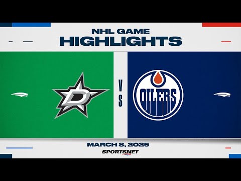 NHL Highlights | Dallas Stars vs. Edmonton Oilers - March 8, 2025