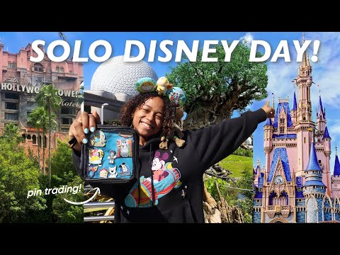 4 PARKS, 1 DAY | *ALONE* in Disney World