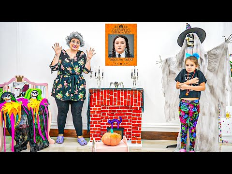 Halloween Room Makeover and Spooky Shopping Adventure for kids