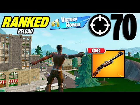 70 Elimination Solo Vs Squads "Ranked RELOAD" Gameplay Wins (Fortnite PS4 Controller On PC)