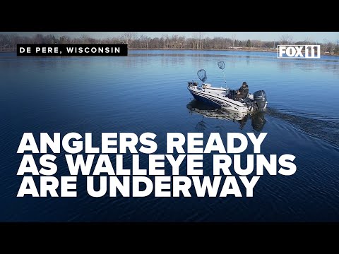 Walleye run combined with record warm weather means busy springtime fishing in Wisconsin