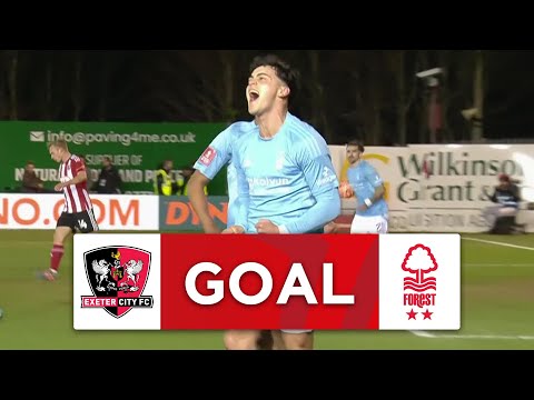 GOAL | Ramón Sosa | Exeter City 1-1 Nottingham Forest | Fourth Round | Emirates FA Cup 2024-25