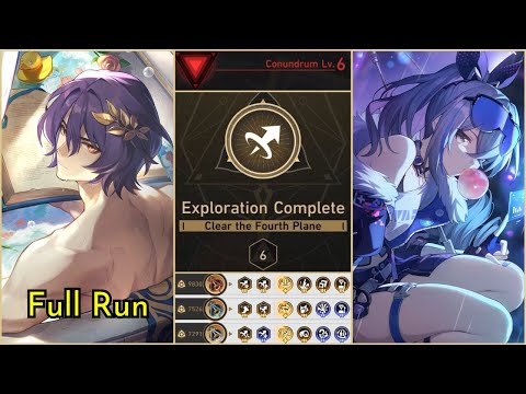 Conundrum Lv. 6 Full Run - Dr. Ratio & Silver Wolf Follow-Up - Unknowable Domain