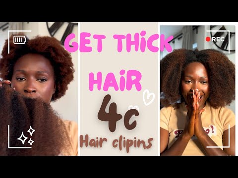 4C HAIR STYLES USING NATURAL HAIR CLIPSINS FROM CURLSQUEEN!