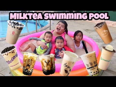 NAGSWIMMING  KAMI SA MILK TEA!  | Euleen Castro