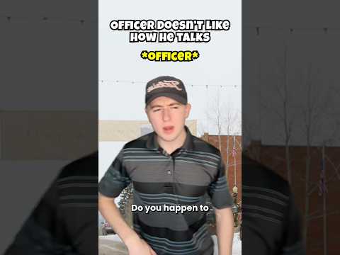 Officer Doesn’t Like How He’s Talked Too #Shorts