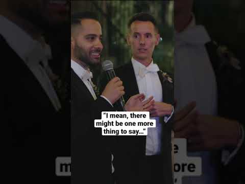 Most Epic Wedding Speech Ever Given #shorts