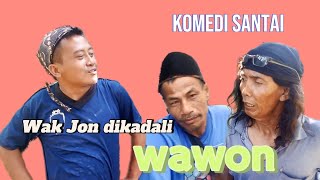 Wak Jon dikadali wawon #siwawon #medanviral  #komedi #jawamedan