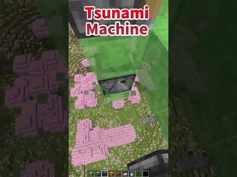 【Minecraft】Tsunami Machine #minecraft #shorts