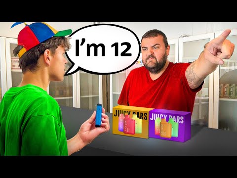 Buying Vapes While Acting Like A Kid (Part2)