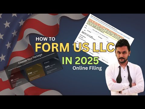 How to Form US LLC from Pakistan in 2025 | Online LLC Filing | All Best Methods Explained Urdu/Hindi