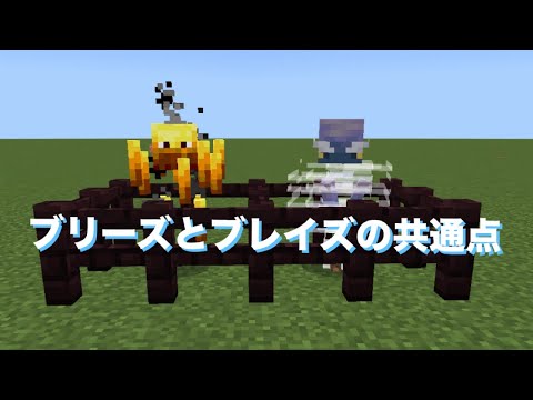 ブリーズとブレイズの共通点『マイクラ考察』