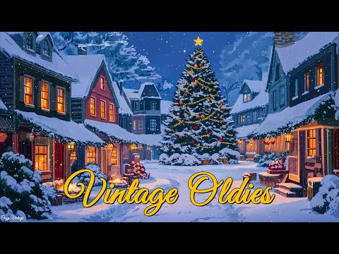 cozy christmas night with vintage oldies playing in another room 🎅🎄 (relax/ study/ sleep)