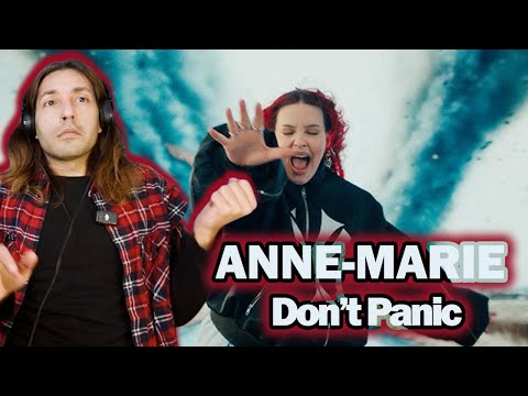 Anne-Marie - Don't Panic (Official Video) REACTION