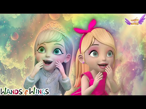 Color Song | Princesses Learning Colors | Colors Of The Rainbow + Sleeping Beauty - Wands & Wings