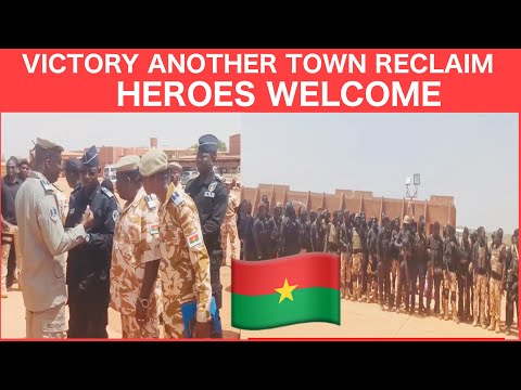 Burkina Faso: Reclaim Town | GUMI Police Welcomed Their HEROES AFTER VICTORY..