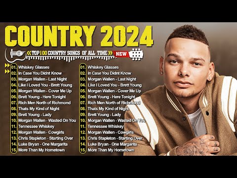 Country Music Playlist 2024 🍒 Brett Young, Morgan Wallen, Kane Brown, Luke Combs, Chris Stapleton