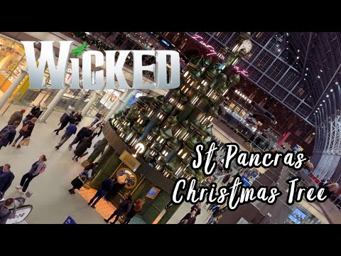 The Wicked Christmas Tree | King's Cross St Pancras | London | 2024