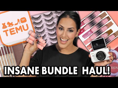 BEAUTY DUPES & BUNDLES! TEMU HAUL UNBOXING