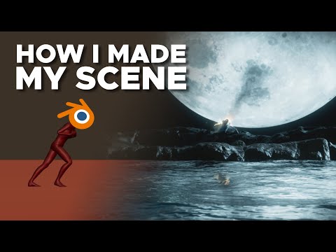 How I Made My Scene | PWNISHER AR Competition | Blender 2.9