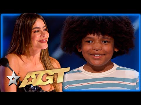 9 Year Old Performs Incredible Original Song on America's Got Talent 2024!