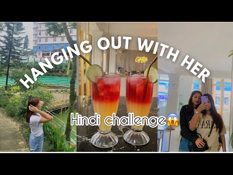 Hindi speaking challenge😱| Day out vlog with her 😍|Sokhriezie Market Kohima 🦋