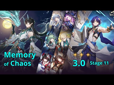 E0S1 Dan Heng IL & E0 Dr. Ratio + E1S1 Jade - MoC 2.7 / 3.0 Stage 11 (3 Stars) | Honkai: Star Rail