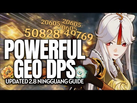 she's AMAZING! UPDATED Ningguang Guide - Artifacts, Weapons, Teams & Tips | Genshin Impact 2.8