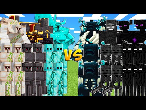 MASSIVE MINECRAFT MOB BATTLE!