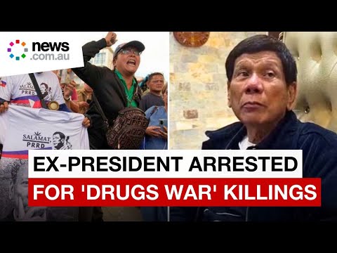 Ex-Philippine President Duterte arrested for 'drugs war' killings