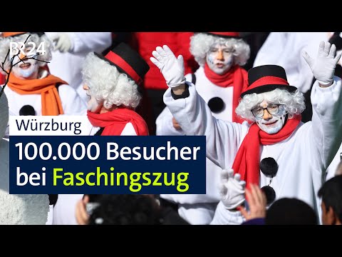 Würzburg: 100.000 Besucher bei Faschingszug | BR24