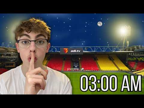 I Slept Overnight In a Football Stadium!