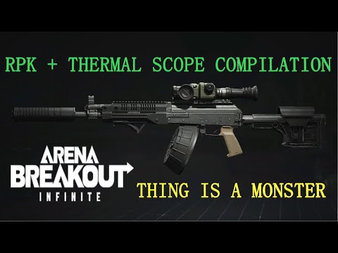 RPK Thermal Sight Spray fest gameplay - #ArenaBreakoutPC #ArenaBreakoutInfinite #ABIS1 #KCDGS1