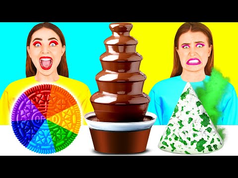 Chocolate Fountain Fondue Challenge | Epic Food Battle by TeenTeam Challenge