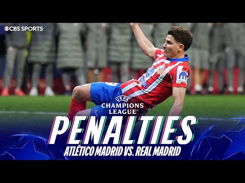 FULL PENALTY SHOOTOUT: ATLÉTICO MADRID vs. REAL MADRID | UEFA Champions League | CBS Sports Golazo