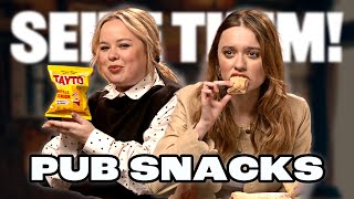 "That Is VILE!" 🤣 Nicola Coughlan & Aimee Lou Wood RANK PUB SNACKS | Seize Them!