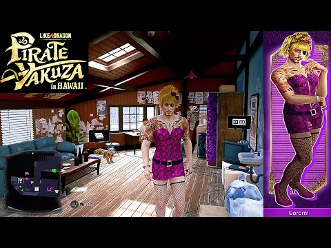 Majima Cross Dresser For a Cat - Like a Dragon Pirate Yakuza in Hawaii