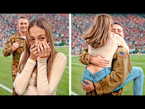 Most Emotional Soldiers Coming Home Compilation 2025 !