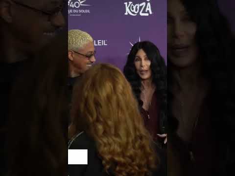 Running into #Cher on the red carpet!!! #shorts #cirquedusoleil