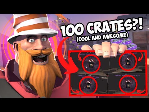 [TF2] I Unboxed 100 Summer Update Crates and It Was a Disaster (OMG (4 UNUSUALS (REAL)))