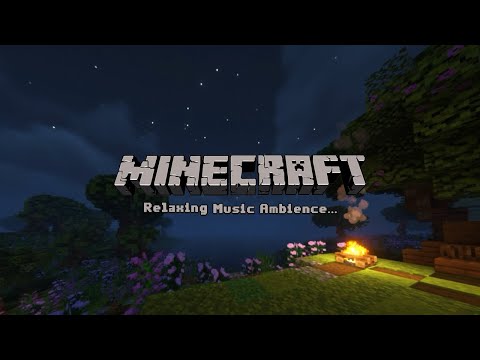 Peaceful rainy night and relax. (minecraft ambience & music)