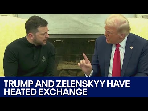 Donald Trump and President Zelenskyy have heated exchange in Oval Office | FOX 7 Austin