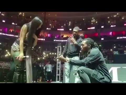 Offset Proposes To Cardi B at Powerhouse in Philly!