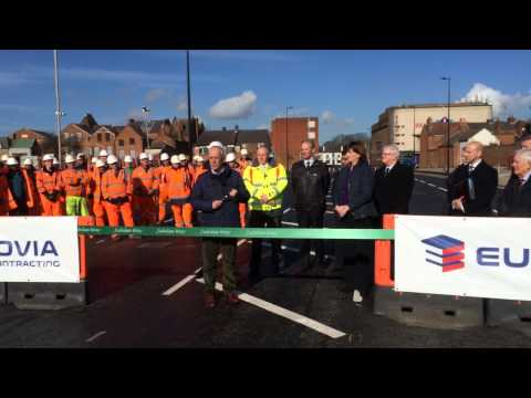 Opening of Loughborough Inner Relief Road