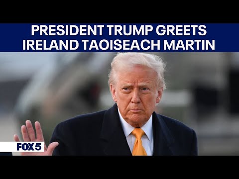 President Donald Trump to greet Ireland Taoiseach Michael Martin