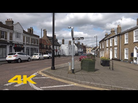 Chatteris Walk: Town Centre【4K】