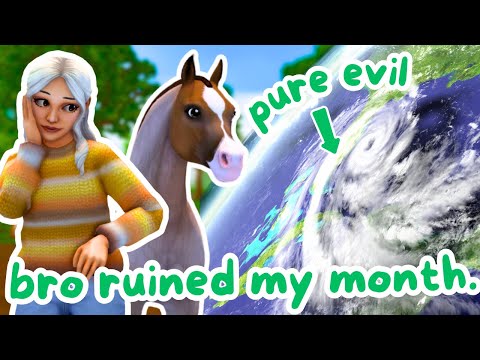 hurricane milton ruined my plans ⛈️ buying the robot horse