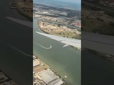 View of Brisbane from my window seat after takeoff #kuyabogpilotzn #b787 #airnewzealand #brisbane