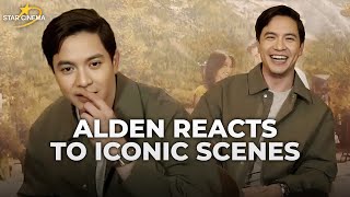 Alden Richards reacts to iconic “Hello, Love, Goodbye” scenes!