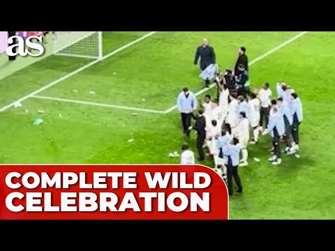 REAL MADRID'S COMPLETE CELEBRATION after DRAMATIC penalty shootout against ATLETICO